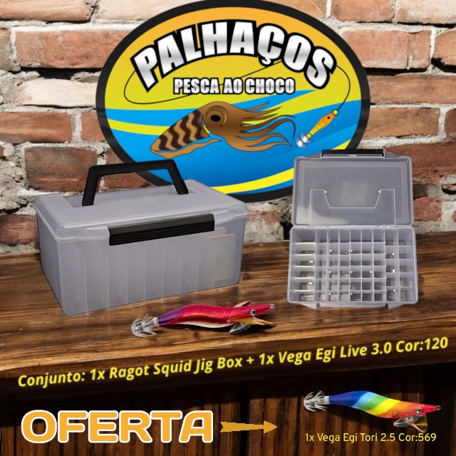 Conjunto Box + Palhao Grupo Palhaos PescaaoChoco
