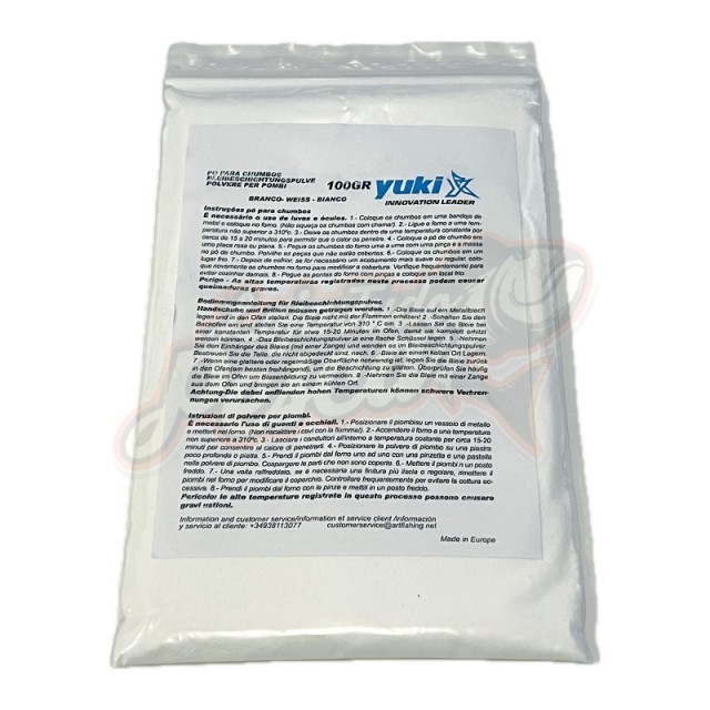 Pó Plastificante Yuki Branco 100g