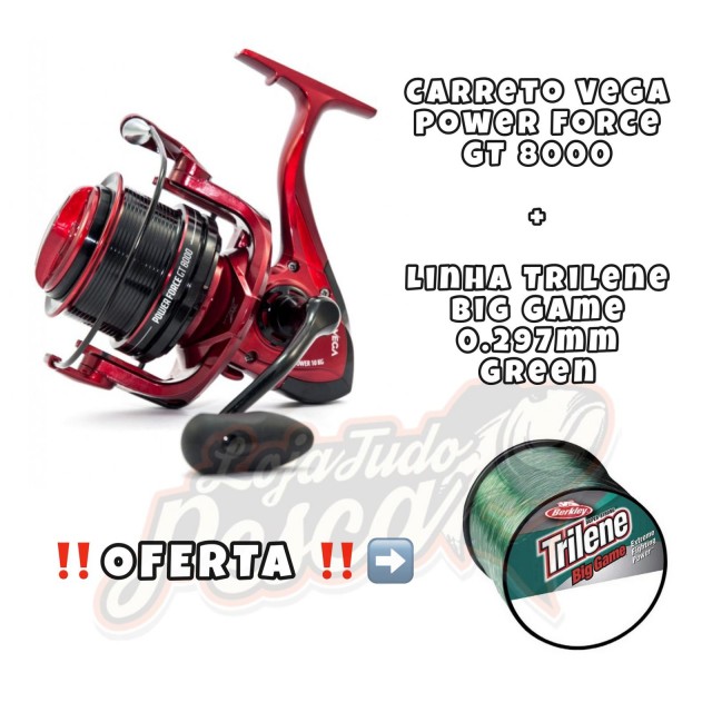 Carreto Vega Power Force GT 8000 + OFERTA LINHA TRILENE