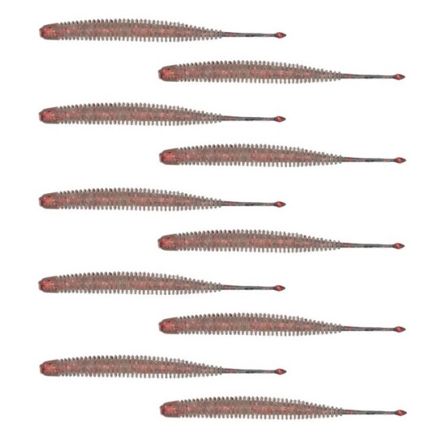 Geecrack PikuPiku Pintail 2.5 Cor: S509 UV (UV Clear Red Holo)