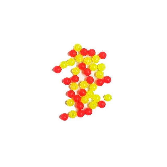 Quo Round Beads Bicolor 5mm 20pcs