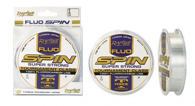 Linha Rapture Fluo Spin 100% Fluorcarbono 0.20mm 100m