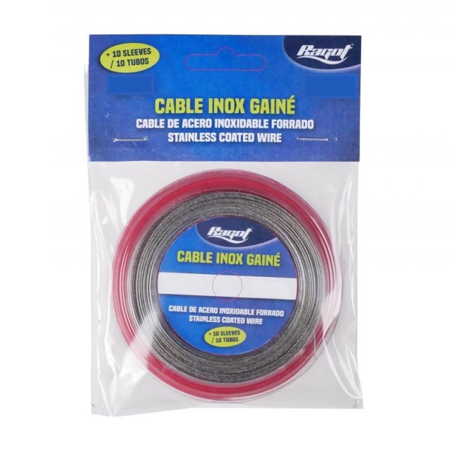 Cabo de Aço Ragot SS Wire 10m 9Kg + 10 tubos