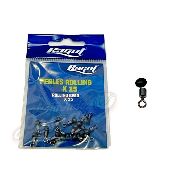 Ragot Rolling Bead Tam. S 15pcs