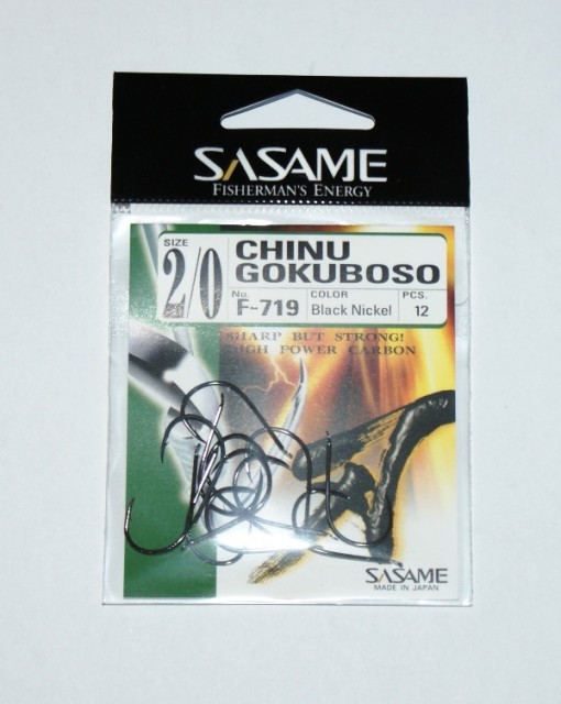 Anzol Sasame Chinu Gokuboso F-719 nº2/0