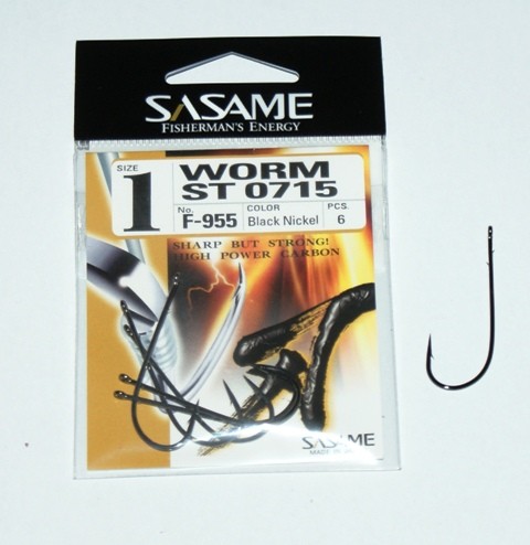 Anzol Sasame Worm F-955 Nº1