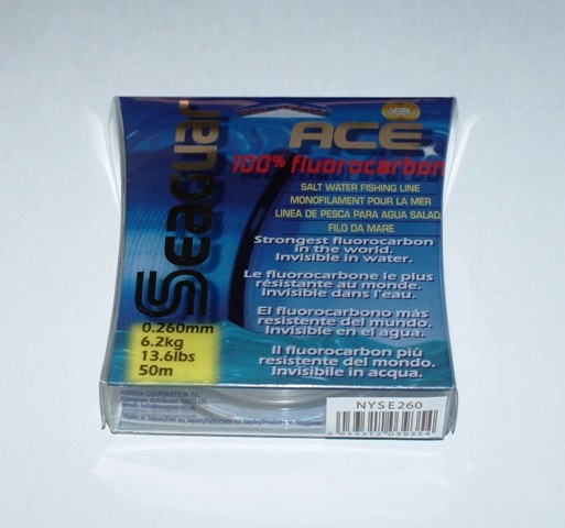 Seaguar Ace 100% Fluorcarbon 0.26mm 50m