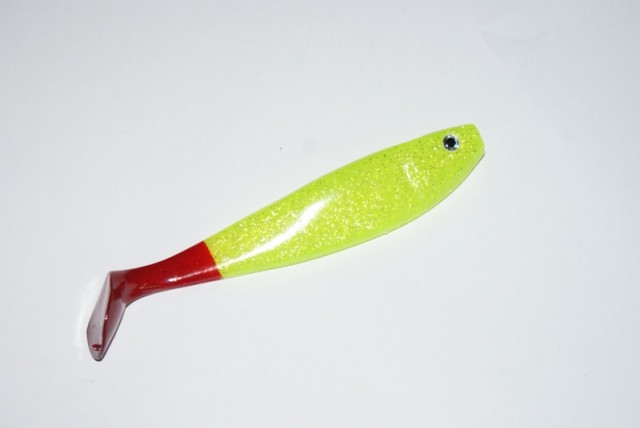 Vinil Delalande Shad GT 18cm Cor 07 (Chart/RedTail)