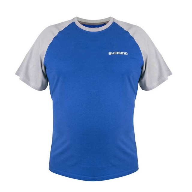 T-Shirt Shimano Short Sleeve Cor:Blue Tam. XXL