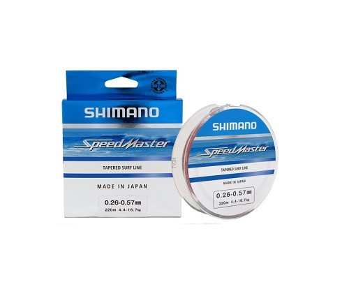 Shimano Tapered Surf Leader 10x15m 0.33-0.57mm Clear