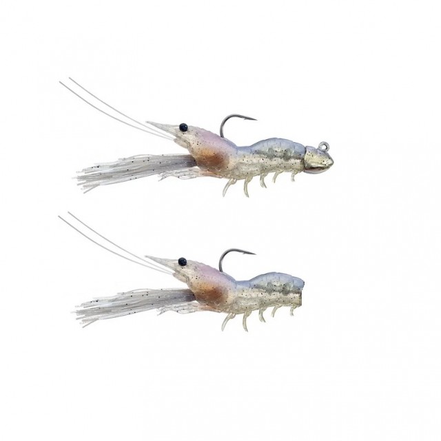 Live Target Shrimp 85mm 11gr Cor:White Shrimp