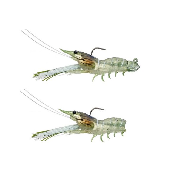 Live Target Shrimp 85mm 11gr Cor:Grass Shrimp