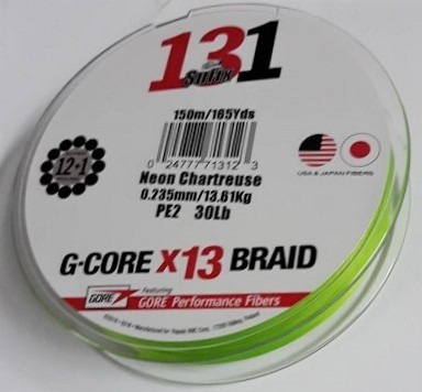 Linha Sufix 131 0.235mm 150m Cor:Chartreuse