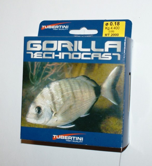 Linha Tubertini Gorilla Technocast 0.18mm 2000m