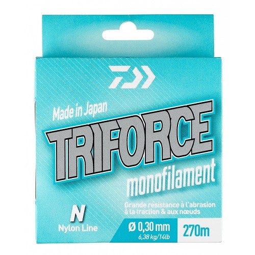 Fio Monofilamento Triforce 270m 0.35mm Clear