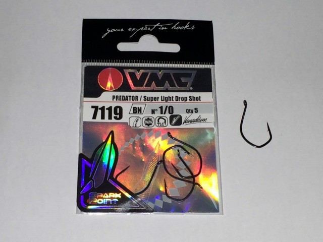 Anzol VMC 7119 BN nº1/0 5Pcs